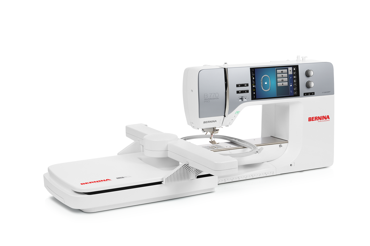 Bernina 770 QE PRO Näh-, Stick- und Quiltmaschine mit Stickmodul