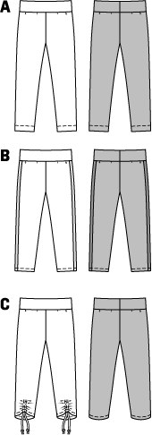 burda Schnitt 9415 "Leggings" burda Schnitt 9415 "Leggings"