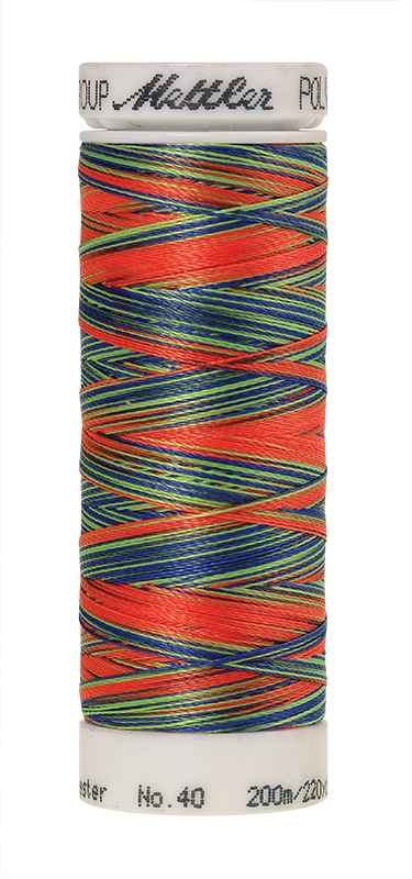 Stickgarn 200 Meter, Farbe:9981, Amann Poly Sheen Multi Stickgarn 200 Meter, Farbe:9981, Amann Poly Sheen Multi